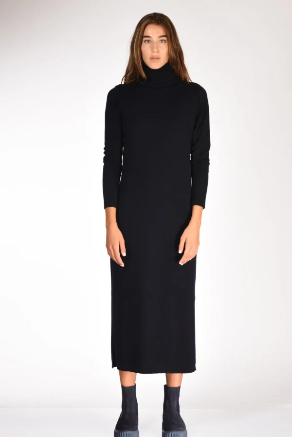 abito in maglia blu