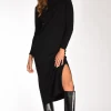 abito in maglia nero