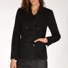 blazer doppiop. nero