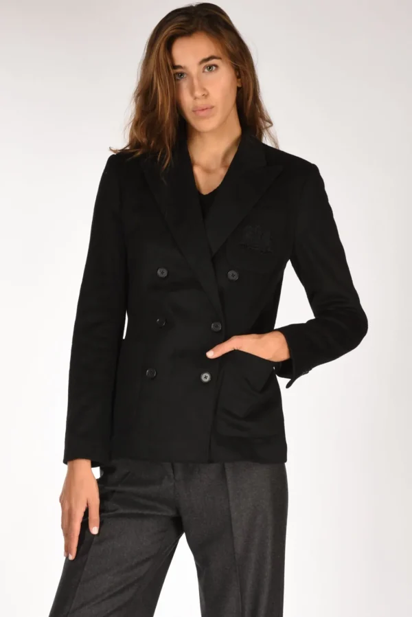 blazer doppiop. nero