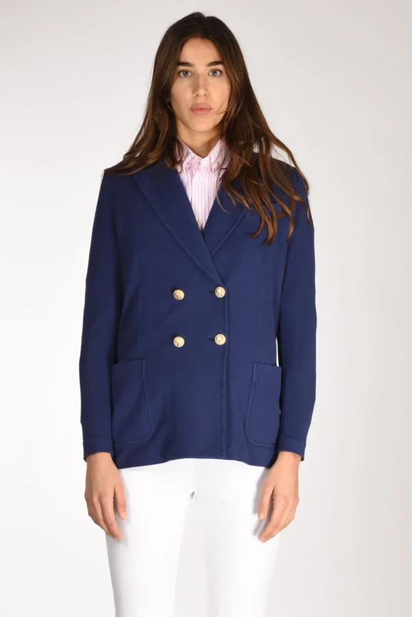 blazer doppiopetto blu