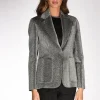 blazer flora grigio