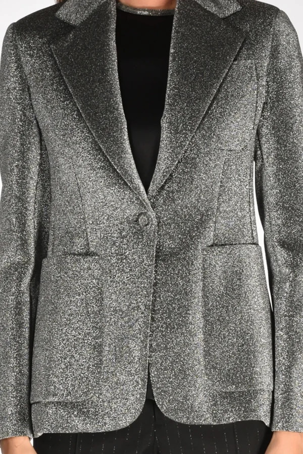 blazer flora grigio