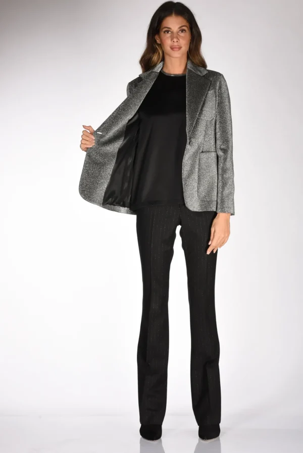 blazer flora grigio