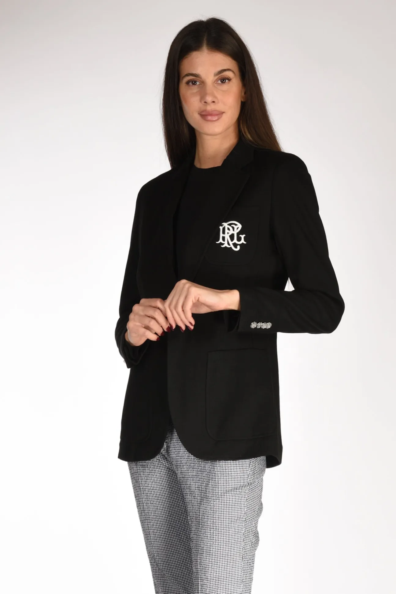 blazer_jaquard_nero_0.webp blazer jaquard nero