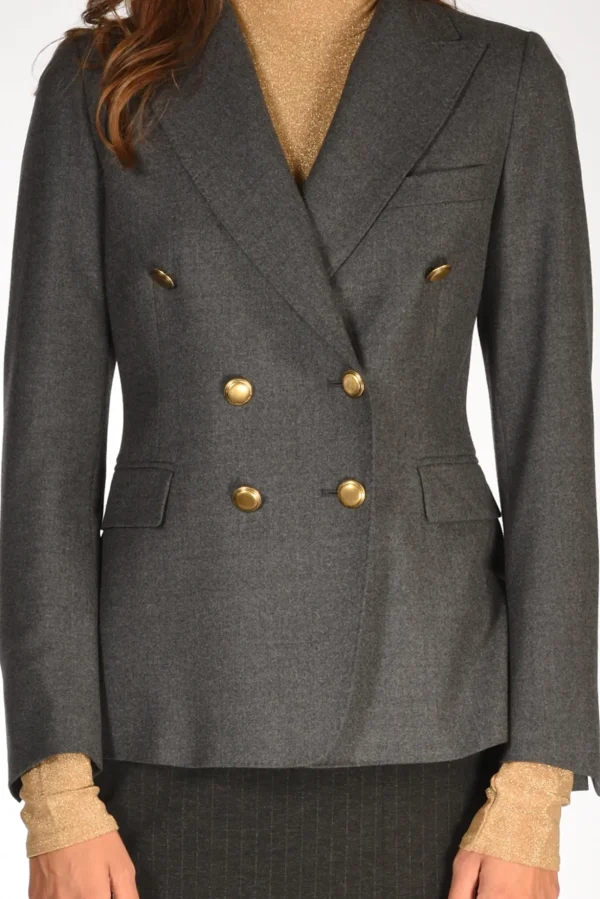 blazer lauren grigio