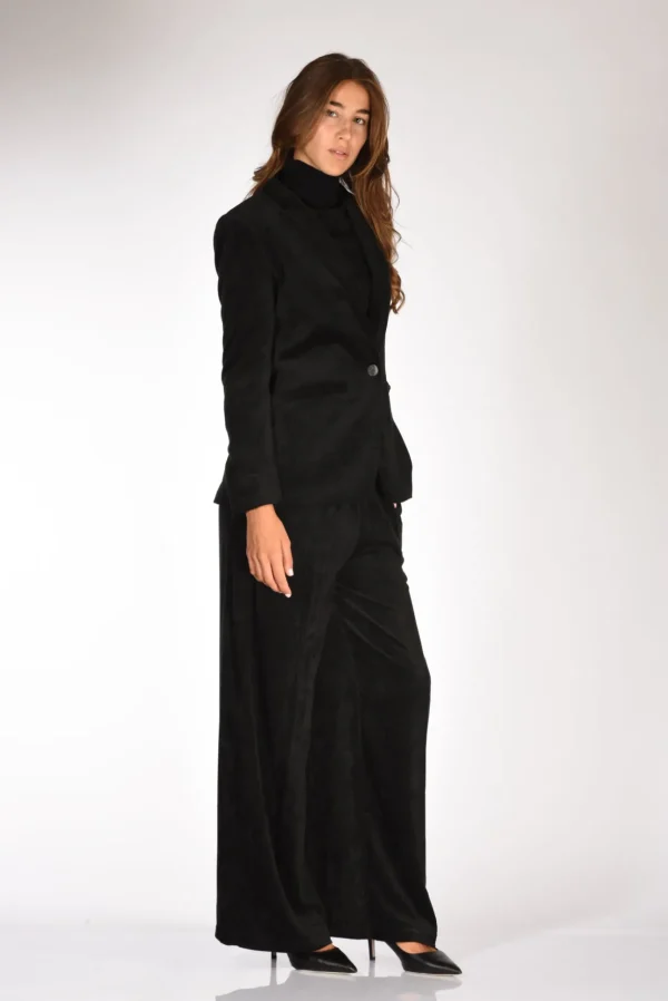 blazer matte nero
