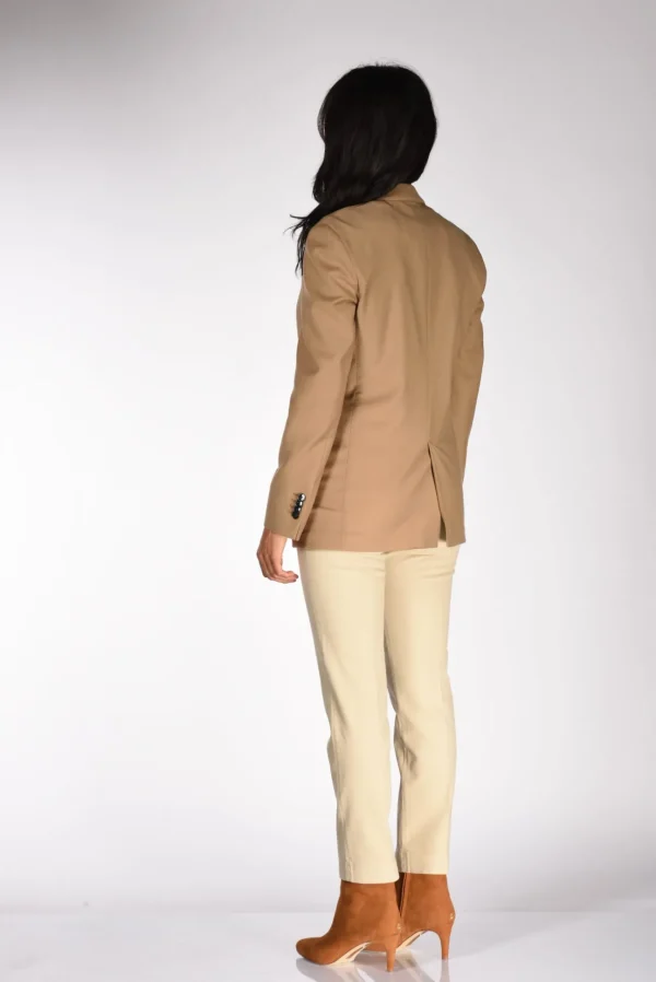 blazer monopetto beige
