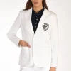 blazer monopetto bianco