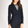 blazer monopetto blu navy