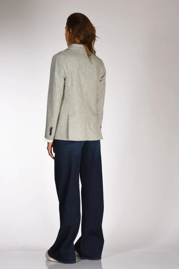 blazer terrie grigio/nero