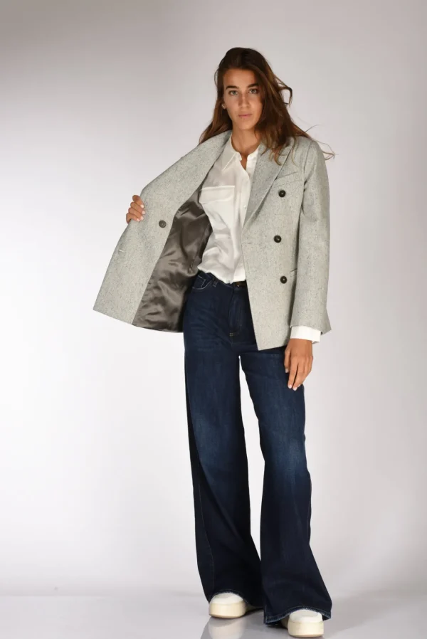 blazer terrie grigio/nero