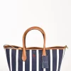 borsa bellport blu/bianco