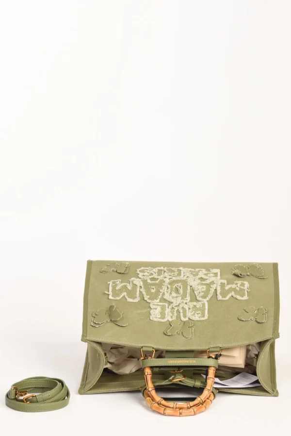 borsa butterfly verde