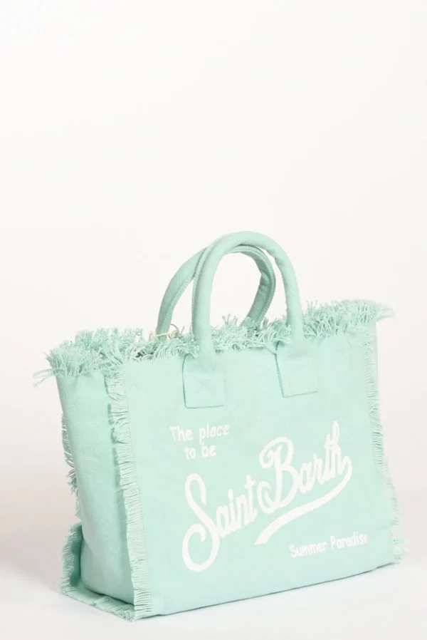 borsa colette azzurro/bianco