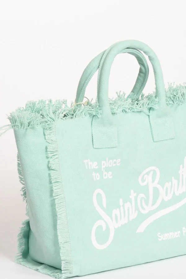 borsa colette azzurro/bianco