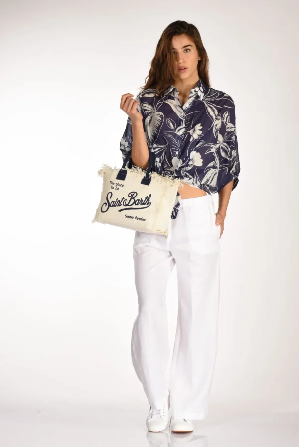 borsa colette bianco/blu