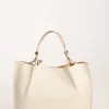 borsa dory bianco naturale
