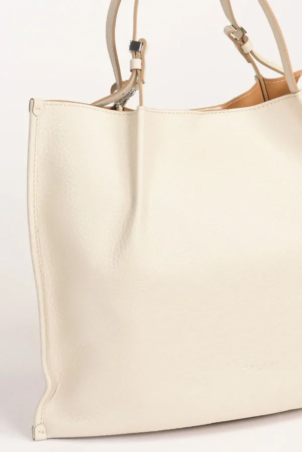 borsa dory bianco naturale