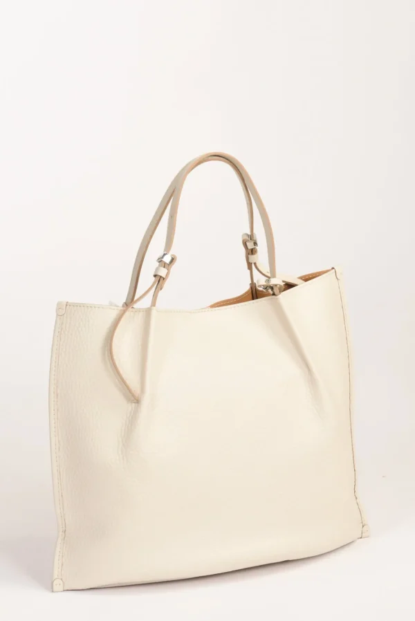 borsa dory bianco naturale