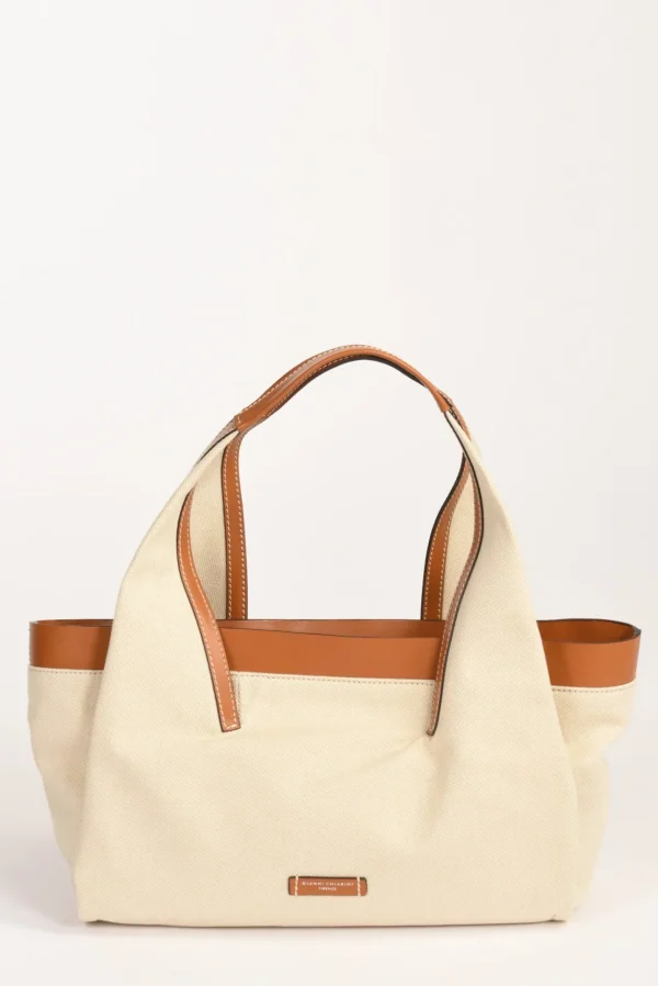 borsa giulia bianco naturale