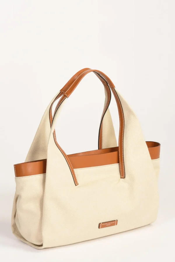 borsa giulia bianco naturale