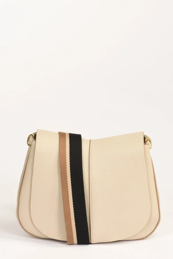borsa helena round beige chiaro