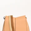 borsa helena round beige scuro