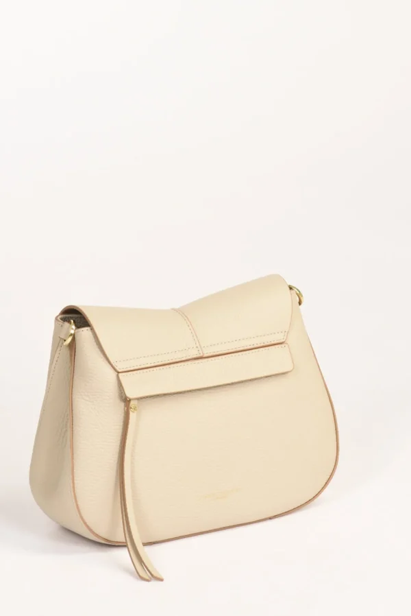 borsa helena round beige chiaro
