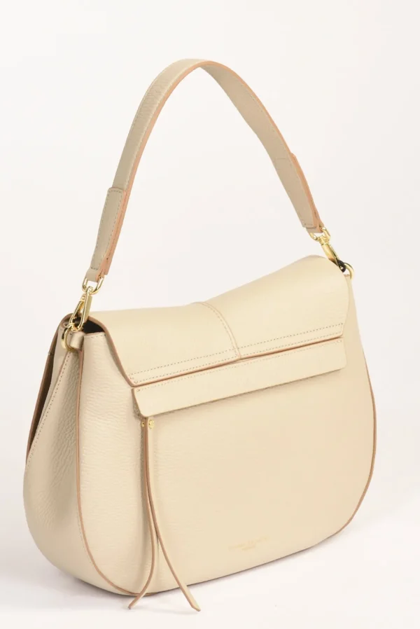 borsa helena round beige chiaro