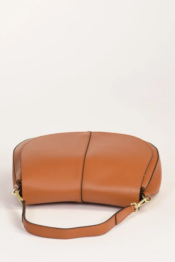 borsa helena round beige scuro