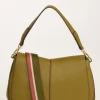 borsa helena round verde olivo