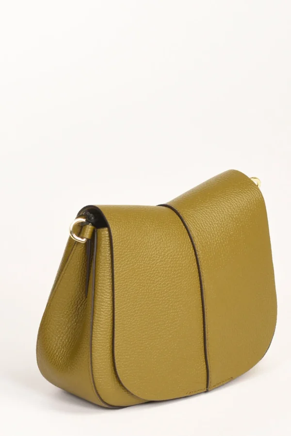 borsa helena round verde olivo