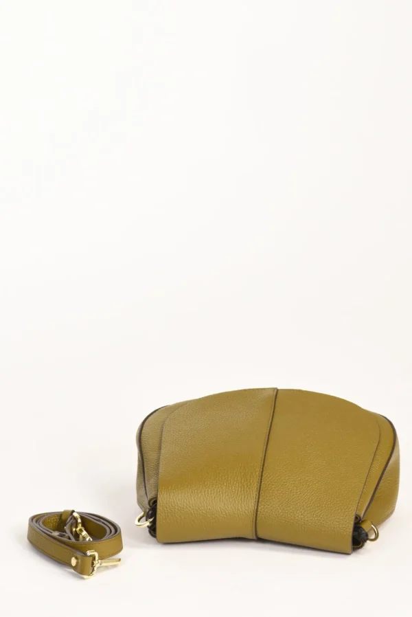 borsa helena round verde olivo