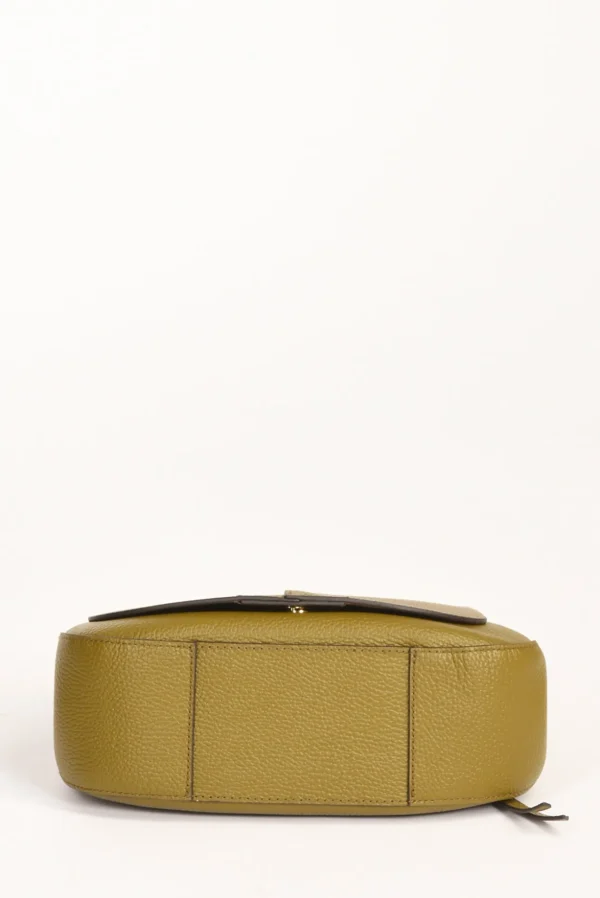 borsa helena round verde olivo