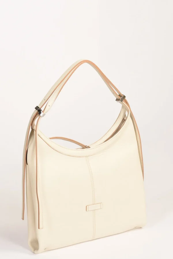 borsa norma bianco naturale