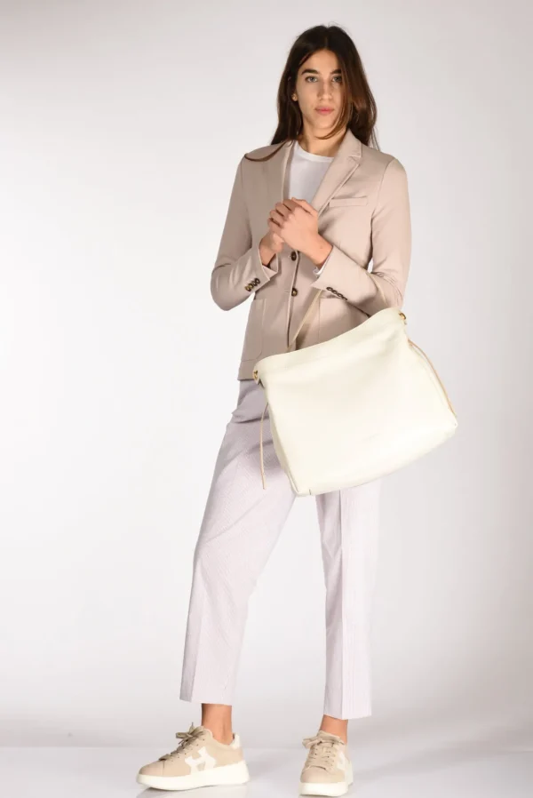 borsa ottavia bianco naturale