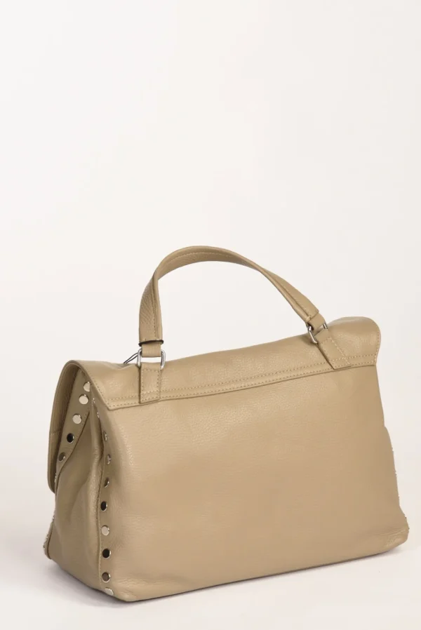 borsa postina m grigio tortora