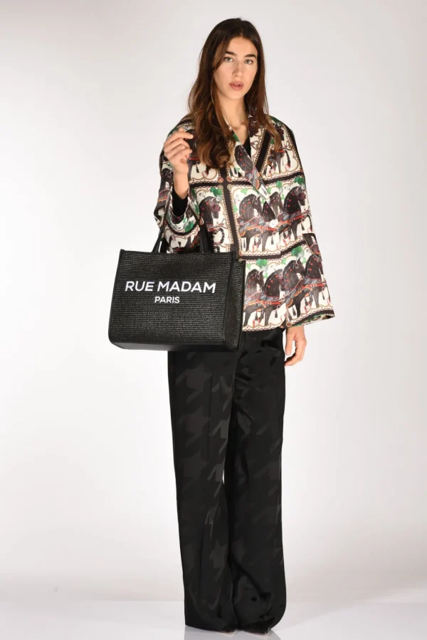 borsa summer tote nero