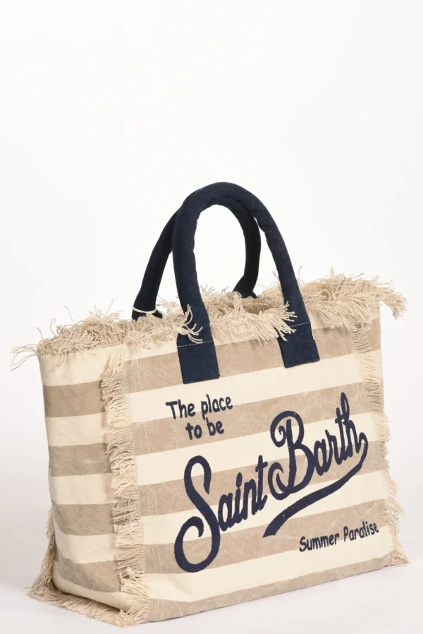 borsa vanity beige/bianco/blu