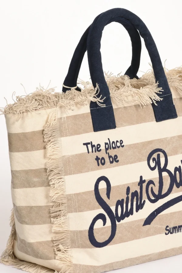 borsa vanity beige/bianco/blu