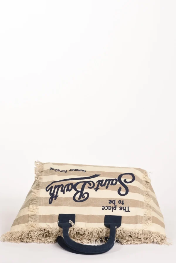 borsa vanity beige/bianco/blu