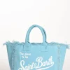 borsa vanity bianco/azzurro