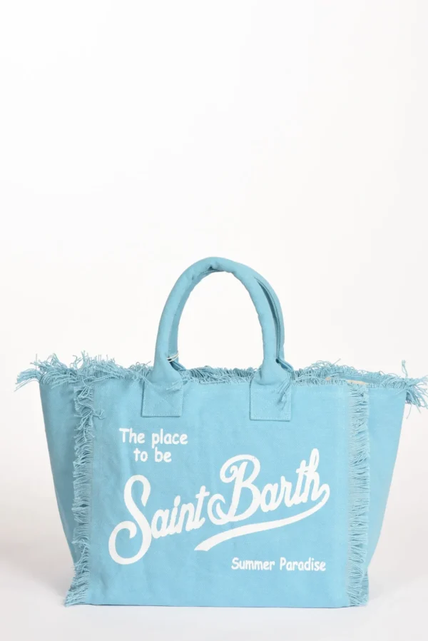 borsa vanity bianco/azzurro