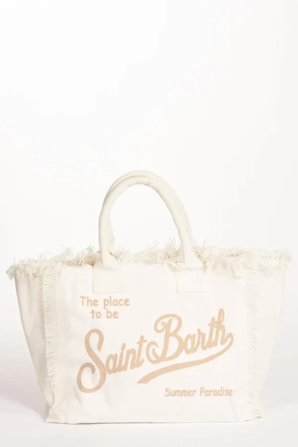 borsa vanity bianco/beige