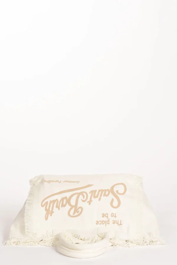 borsa vanity bianco/beige