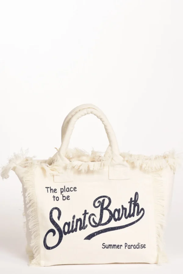 borsa vanity bianco/blu