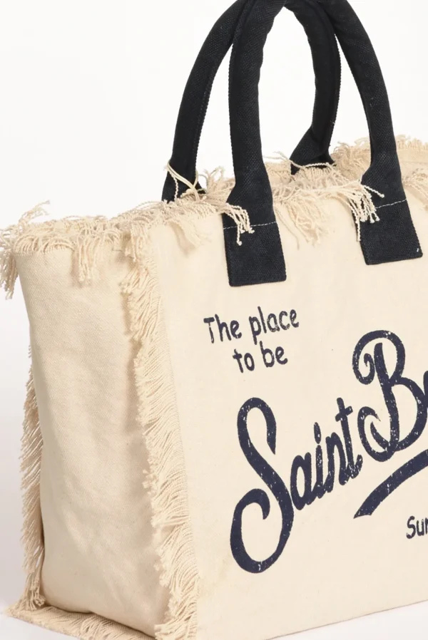 borsa vanity bianco/blu