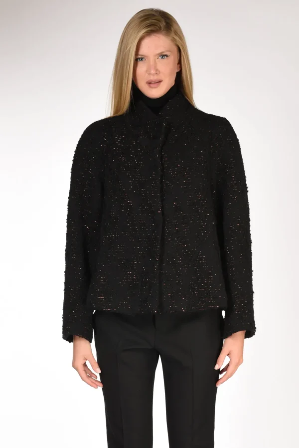 caban lurex nero