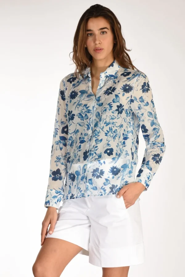 camicia andrea blu/bianco